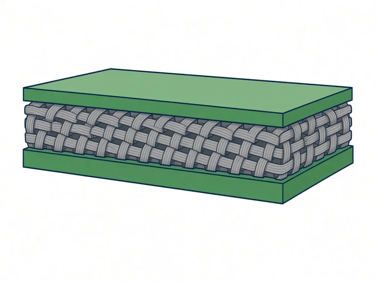 Esquema explicativo del término Lona plastificada
